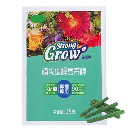Enhancer del crecimiento de las plantas - Stick de planta en maceta universal | Fertilizante rico en nutrientes para rosas, Pothos & Green Plants | Fácil de usar para principiantes y jardineros expert