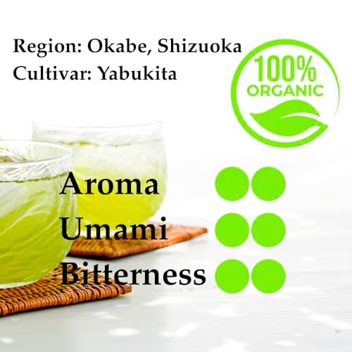 Té verde orgánico japonés suelto 70g miniatura 4