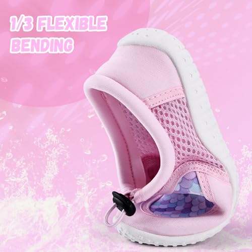 Image of WateLves Kids Water Shoes for Boys and Girls Quick Dry Barefoot Aqua Socks Beach Swim Pool Shoes Toddler Little Kid to Big Kid