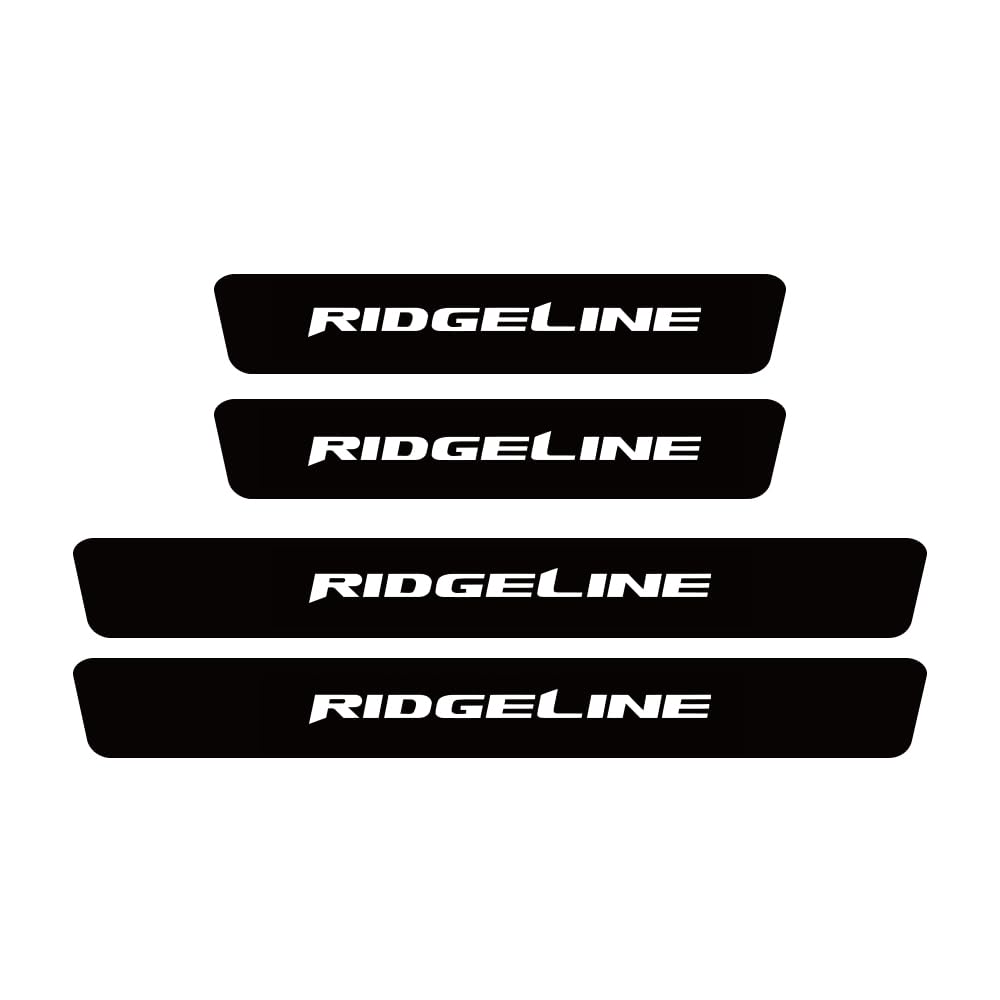 Sdyayfge Normal 4Pcs Kick Plates Car Door Sill Protector,For Ridgeline