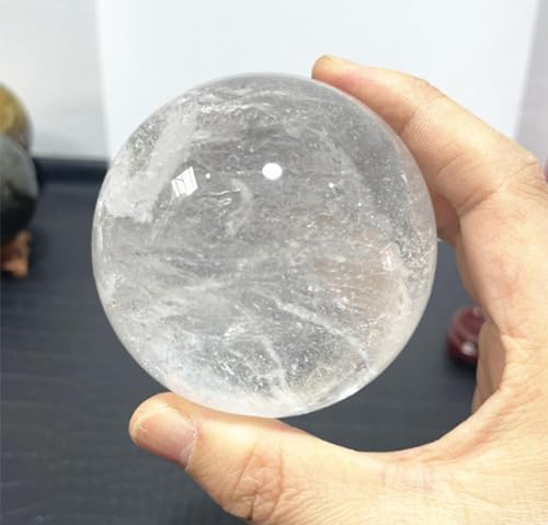 Sphere crystals stone transparente de 17cm para brujería y hogar 7