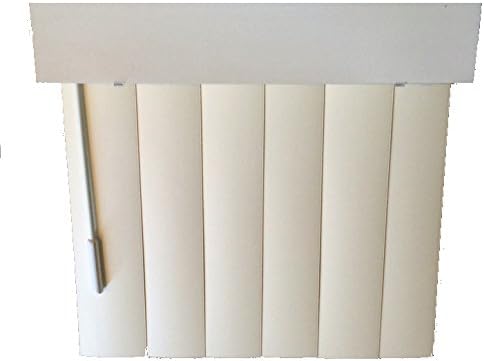 Norman Essential Vertical Blinds (65Wx82L, Pearl)