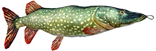 Fladen weiches Dekokissen in Fischform, Hecht