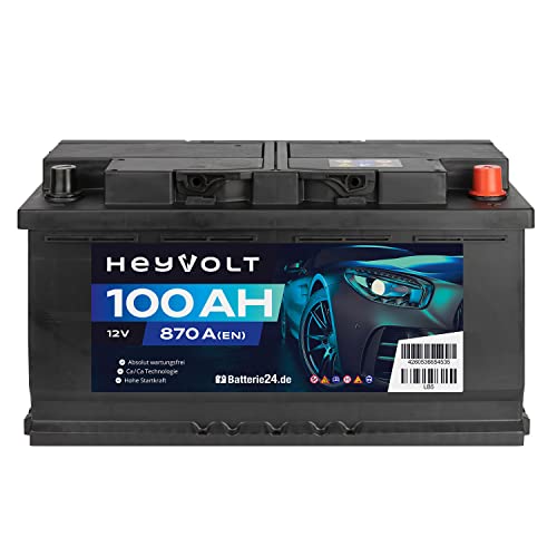 AGM-Batterie 100Ah von HeyVolt – Wartungsfrei und leistungsstark