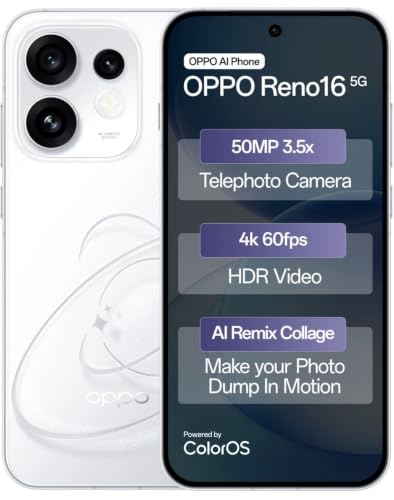 Image of OPPO Reno 16 5G 12GB+256GB Starry White