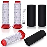 Bosch Athlet Replacement Filters - 3Pack (3 Microsan Stick + 3 Foam) for Upright Cordless Vacuum Cleaner BCH6PETGB/BCH61840GB