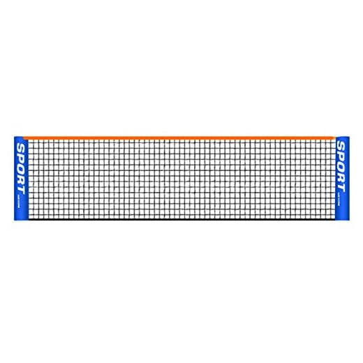 DENPETEC Portable Tennis Net,Foldable Badminton Net for Playing Pickleball, Kids Volleyball,Soccer Tennis,Lawn Tennis,Sport Training Net for Indoor Outdoor Backyard,Court,Beach,Driveway