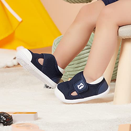 Image of BMCiTYBM Baby Sneakers Girls Boys Lightweight Breathable Mesh First Walkers Shoes 6-24 Months