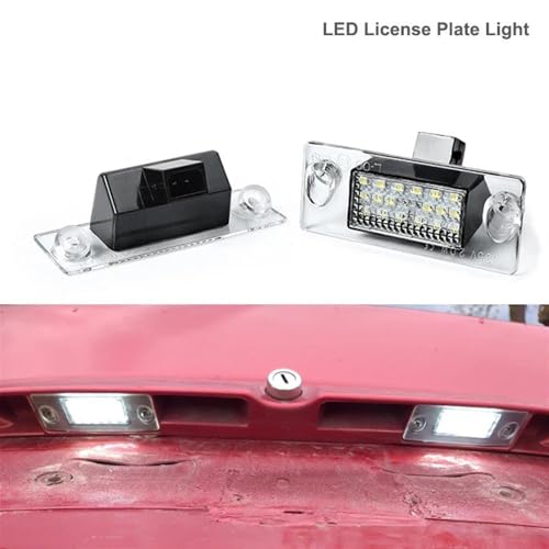 Luces matrícula LED Canbus para solucionar el error de luz fundida en A3 7
