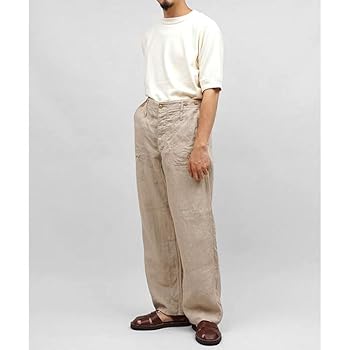 は*と様 Nigel Cabourn ワークパンツ NIGEL CABOURN(ナイジェルケーボン) FRENCH WORK PANT LINEN PIN