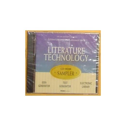 Literature Technology, CD-ROM Sampler, Idea Generator, Test Generator, Electronic Library. The EMC Masterpiece Series, Literature and the Language Arts.
