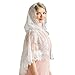 Beisto Bridal Veil Church Head Covering Floral Shawl Headpiece Lace Short Wedding Veils for Bridal Women