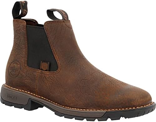 Rocky Men's Legacy 32 Western Boot, Dark Brown, 10.5 | Image 4