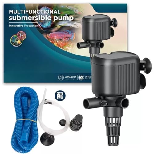 Image of VAYINATO AWP880 Series 50% Energy Saving 3-in-1 Multifunction Submersible Pump Power Head for Aquarium Fish Tank | High Flow Water Circulation | Ideal for Top Filters (10Watts | 800L /Hr | 0.7M H)
