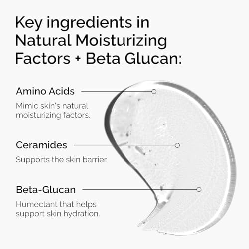 Image of The Ordinary Natural Moisturizing Factors + Beta Glucan,Lightweight Gel Moisturizer for All-Day Hydration,3.4 Fl Oz,(Pack of 2)