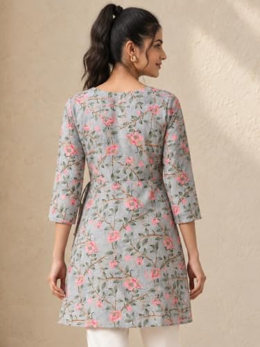 Image of feranoid Women Cotton Angrakha Kurti