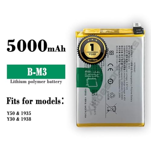 Image of B-M3 Battery for Vivo Y30 / Y50 Battery with 1 Year Warranty** (D246)