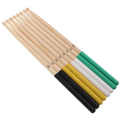 4 pares de baquetas de maple con agarre antideslizante miniatura 1