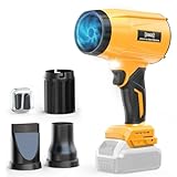 800,000RPM Cordless Leaf Blower Compatible with Dewalt 20V (Tool Only), Brushless Motor, Adjustable Speed, Lightweight Portable Electric Blower for Car, Patio, Garden (Without Battery)