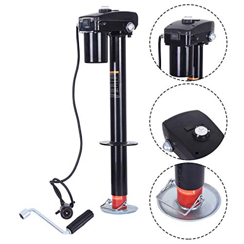 Zerone 2pcs Trailer Jack Leg Square and AFrame Adjustable Trailer Jack