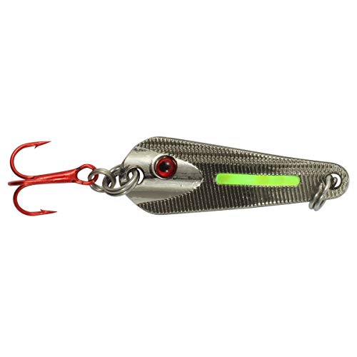 Northland Tackle Gss3-10 O-Shot Spoon Bait, Metallic Chartreuse, 1/8 Oz #TOP5