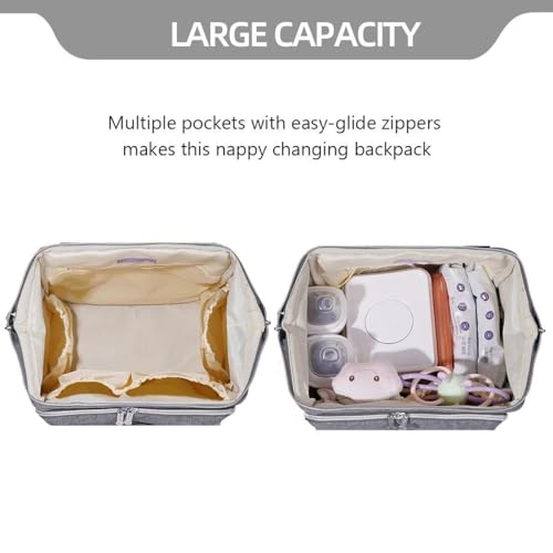 Stylish Upgrade 20L Diaper Bag Backpack Blue4