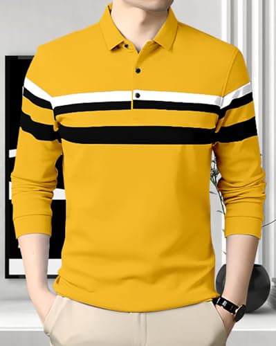Image of AUSK Polo Casual Full Sleeves T-Shirt for Men
