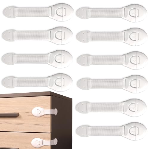 Blocca Cassetti per Bambini – Chiusure di Sicurezza per Casa a Prova di Bimbo, Protezione Mobili, Cassetti e Ante