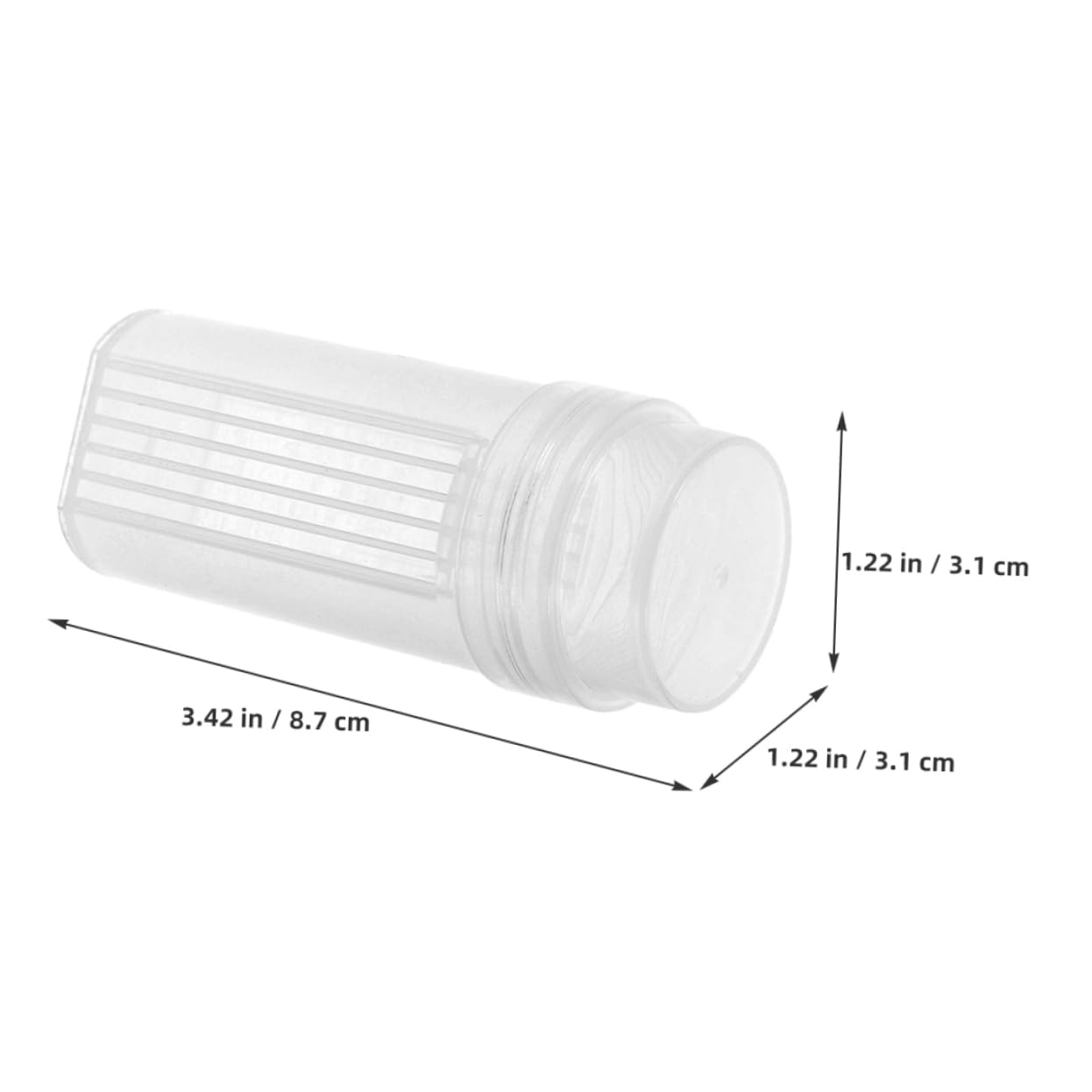 DECHOUS 2pcs Highly Transparent Dyeing Vat Slide Staining Jar for Lab Slide Staining Container Lab Stain Jar Slide Staining Racks Microscope Staining Holder Lab Stain Jars Plastic