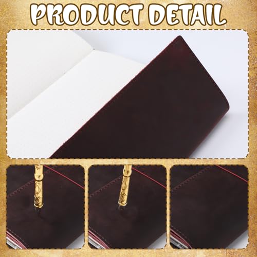 Carnet A5 en cuir véritable Eaasty rechargeable pour écrire