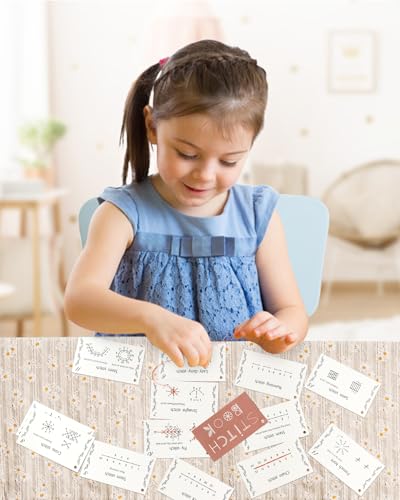 LTWVDIZ 2 Pack Creative Mini Sewing Book, Enthusiasts & Beginners Ideal for DIY Mini Sewing Kit, Elevate Your Sewing Skills, Learn A Variety of Sewing Techniques Embroidery