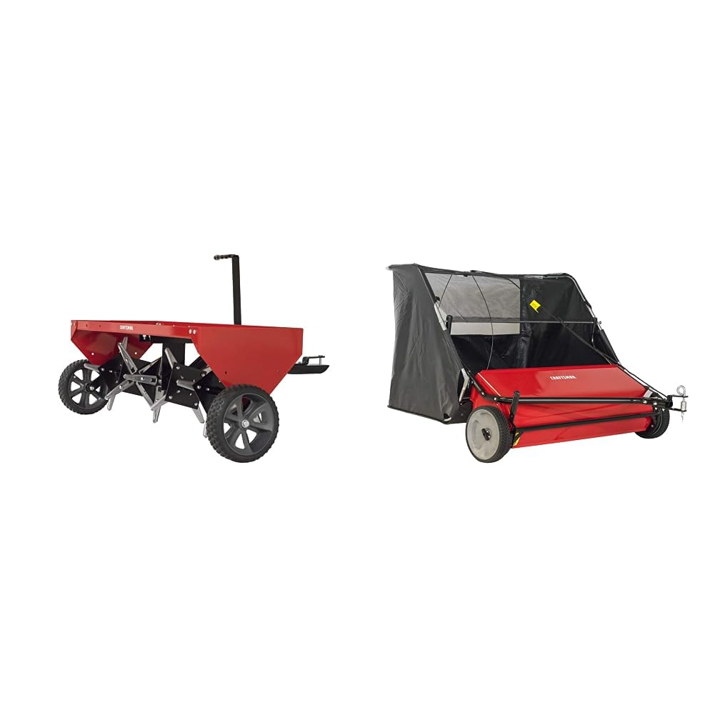 Craftsman 40Inch Tow Plug Aerator + Craftsman 42Inch, Hi