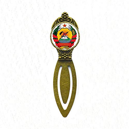 Marque-page Mozambique et emblème national : cadeau idéal pour lecteur