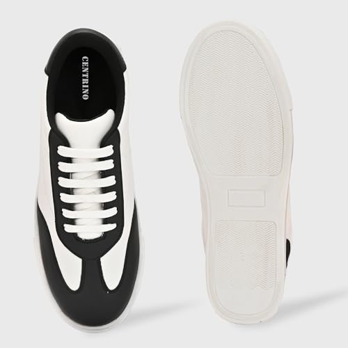 Image of Centrino Women Sneaker | Cushioned Insole for Comfort | Stylish Lace-Up Design | Perfect for Casual Outfit for Girls (9244)