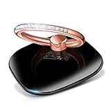 ESR Phone Ring Stand with Bling Crystals, 360° Rotation Ring Holder Finger Grip [Washable] [Removable] Universal Zinc Alloy Kickstand for iPhone 7 7 Plus 6s Galaxy S8 S7 Edge, Black