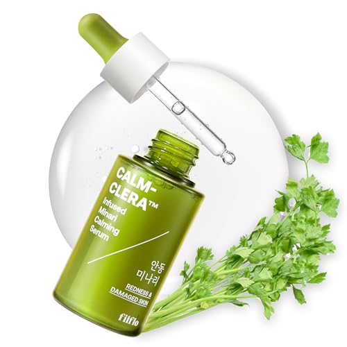 FILFLO Calm-Clera Minari Calming Serum, Korean Spring Herb Facial Serum, Soothing and Calming for...