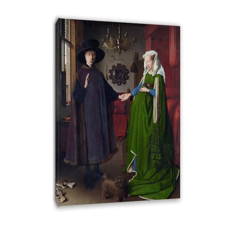 Impression sur toile Giclée Le mariage Arnolfini d'art mural