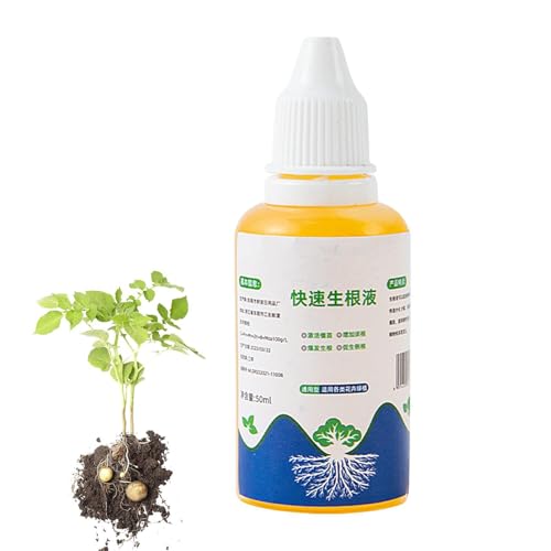 lyanny Potenciador de raíces para Plantas - Arrancador de raíces líquido de Alto Rendimiento para Plantas de 50 ml - Estimulador de raíces de árboles, hormonas de enraizamiento para esquejes,