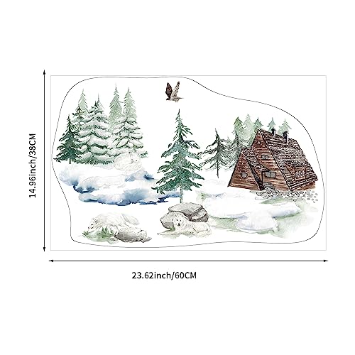 Vinilo decorativo Alwayspon 15x24 pulgadas para ventana miniatura 5