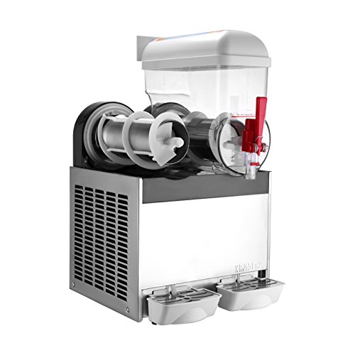 BuoQua Kommerziell Slusheis Maschine 15 L x 2, Slush Eismaschine 400 W, Slusheis Eismaschine -2 ℃ ~ -3 ℃, 41 kg Slushie… – Bild 4