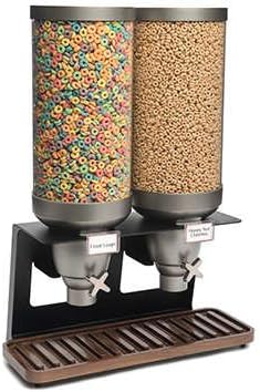 Double XL Table-Top Dispenser with Walnut Tray - 3.5 Gallons