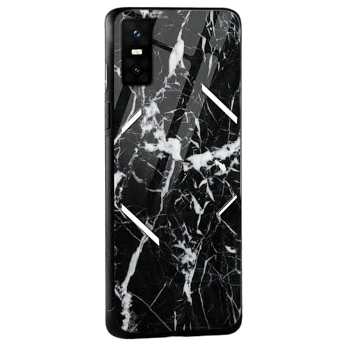 Image of COLORflow Back Cover Compatible with Infinix GT 30 Pro 5G | Black Marble White | Shockproof TPU Bumper Cover with Camera Protection Back Cover Compatible with Infinix GT 30 Pro 5G