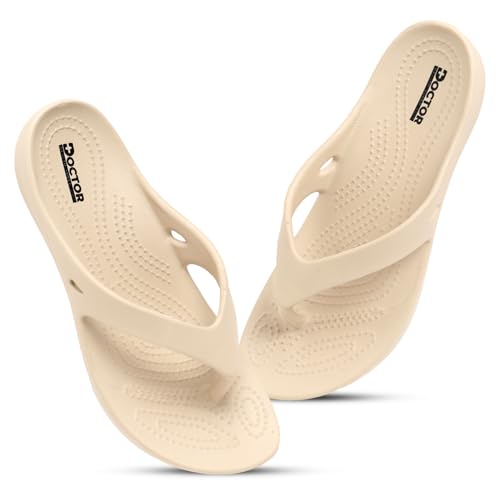 DOCTOR HEALTH SUPER SOFT Women Lightweight EVA Flip Flops | Soft Cushioned Anti-Slip…