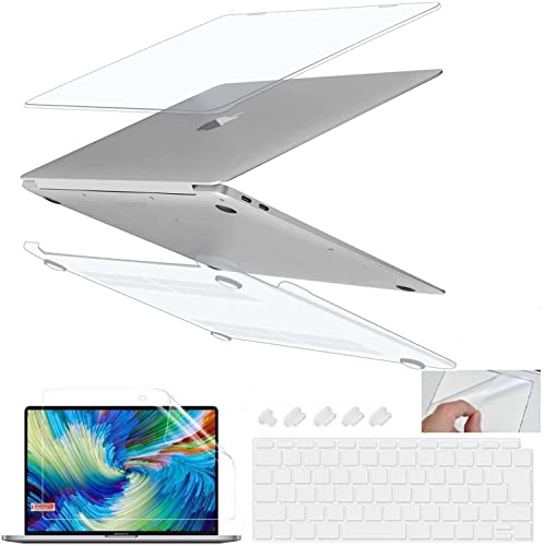 Image of Case Compatible with MacBook Air 13 inch A1466 & A1369 Older Version 2010-2017 Release Plastic Hard Shell Cover, Clear Case Only