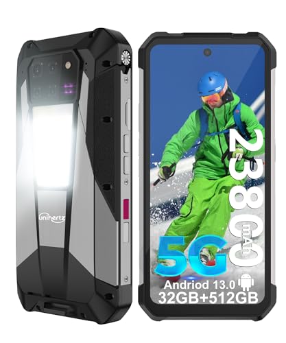 8849PRO Unihertz Tank 3 Pro Outdoor Smartphone 5G Android 14 Outdoor Handy Ohne Vertrag mit Projektor 32GB RAM+512GB ROM 6 79 Wasserdicht Handy 23800mAh Dual 5G SIM/GPS/OTG/Face ID