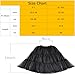 Shimaly Women's 31.5 inch Below Knee Petticoat Midi Underskirt Crinoline Tulle Petticoat Half Slip (XL-3XL, Ivory)