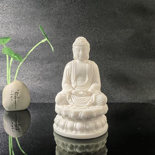 Estatua de Buda Tathagata de Fruta Marfil miniatura 2