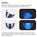 PSLER Helmet Visor for K6 K6s - K6 K6 s Visor Helmet Face Shield Helmet Accessories Replacement for K6 K6s,Deep Blue