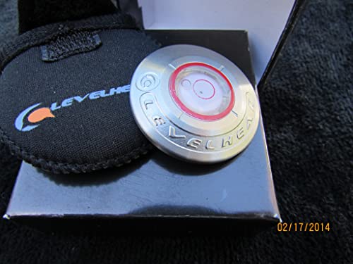 Levelhead Ballmarker Putting Aid (Red) - Alignment Tool For Reading The Green #TOP3