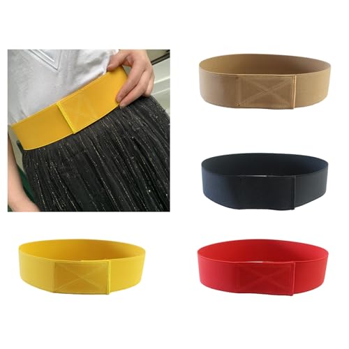 Versatile Teens Waist Belt With Tape Closure Waist Stretch Belt For Adult Unisex Coat Dress Decors Elastic Be2